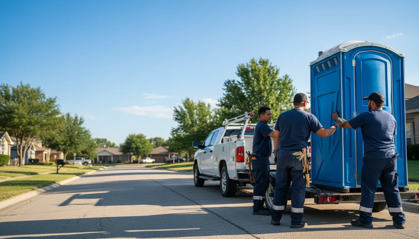 Portable Toilet Rental in Colmesneil, TX near me